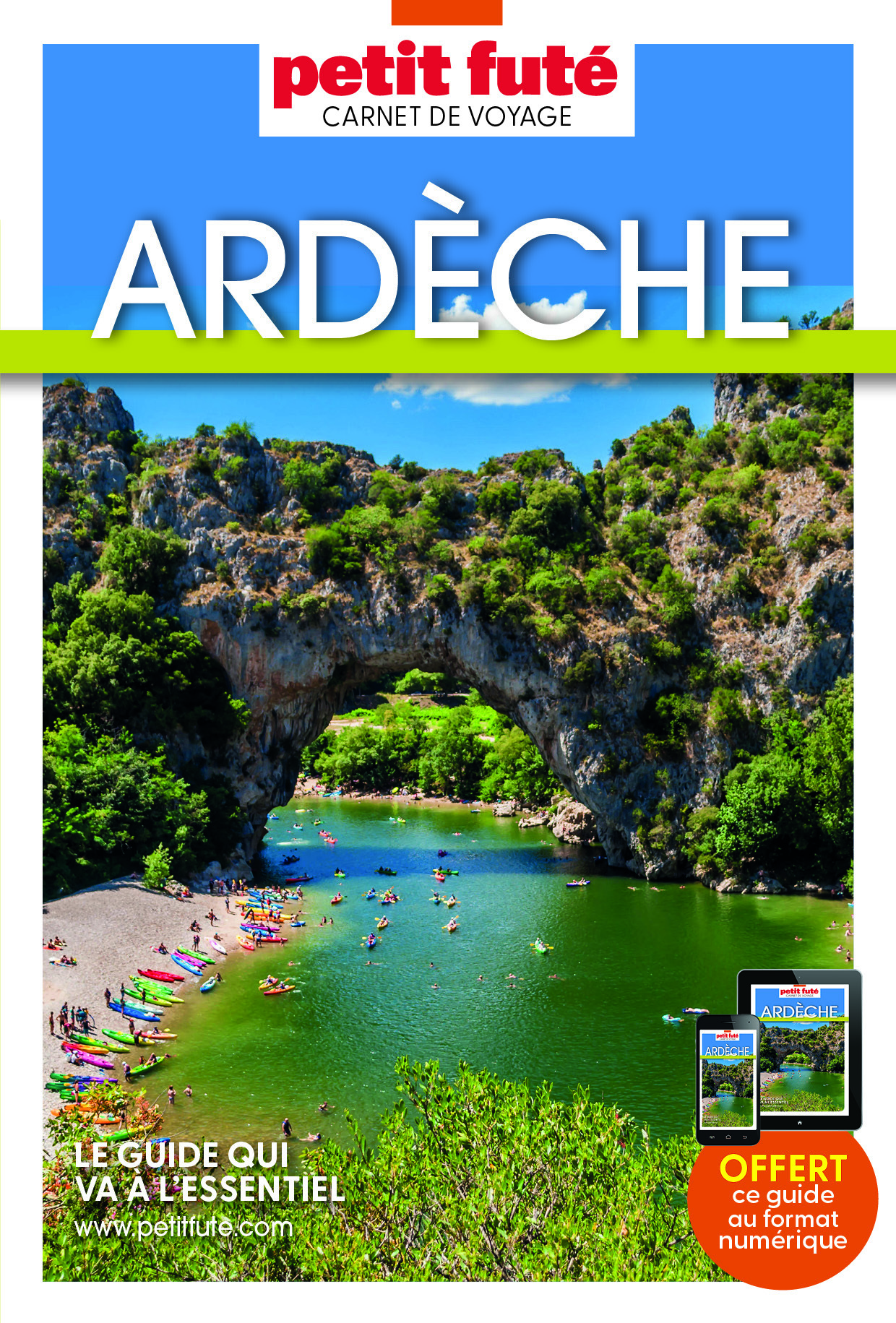 GUIDE ARDECHE 2025 CARNET PETIT FUTE//CARNETS DE VOYAGE/PETIT FUTE/