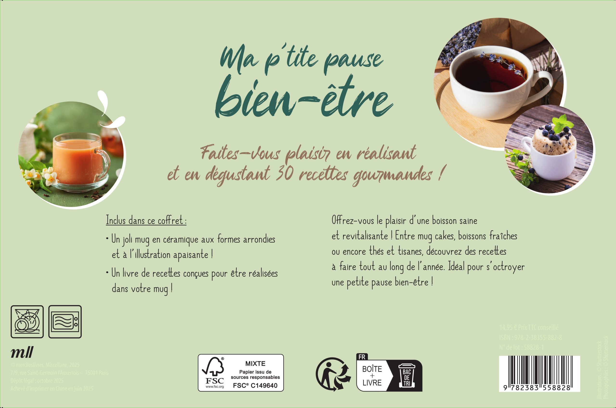 COFFRET MUG - MA P'TITE PAUSE BIEN-ETRE///MERCILESLIVRES/ – Image 2