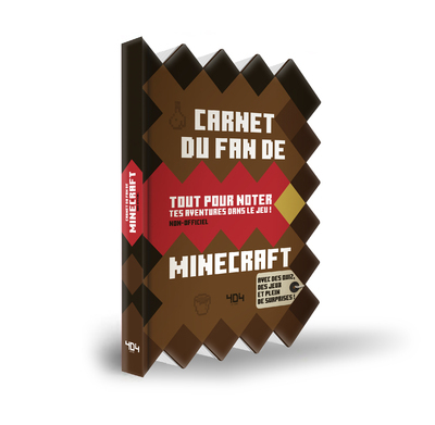 CARNET DU FAN DE MINECRAFT///404 EDITIONS/