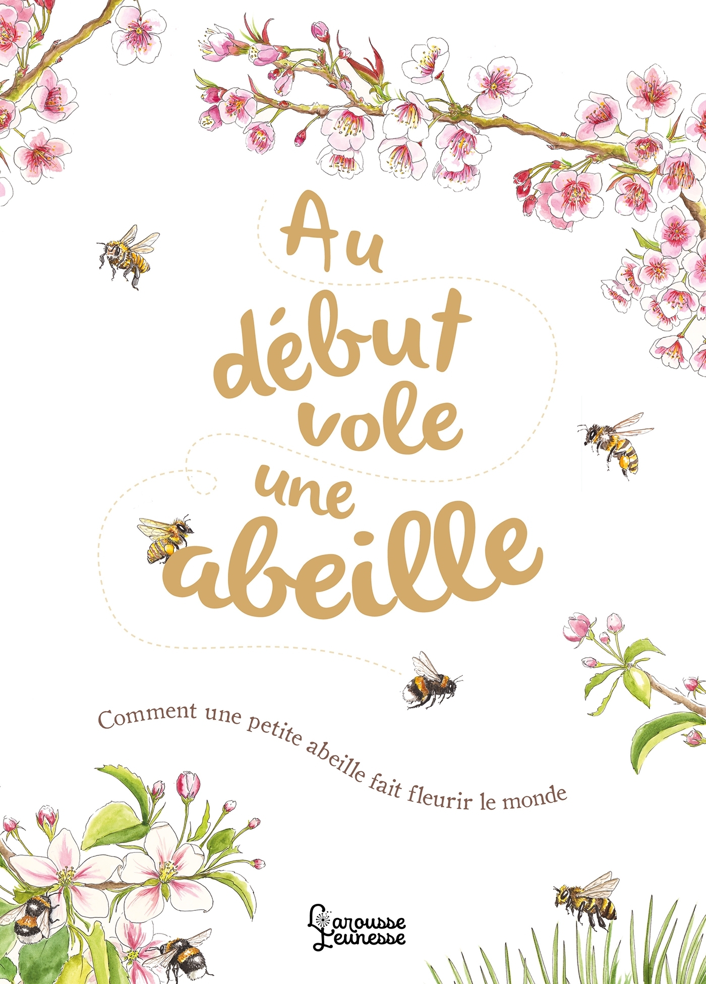 AU DEBUT VOLE UNE ABEILLE//ALBUM JEUNESSE/LAROUSSE/