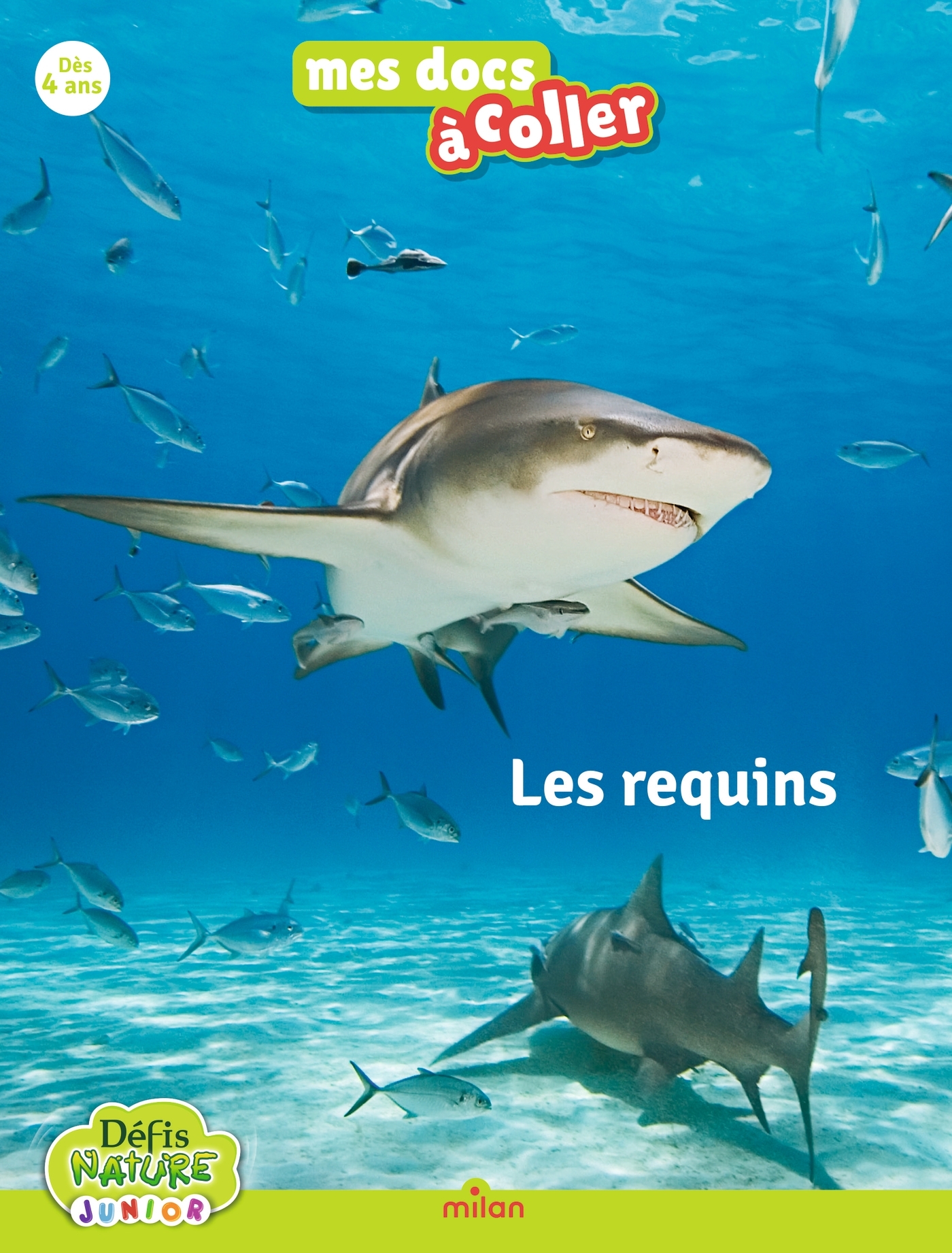 DEFIS NATURE - LES REQUINS//MES DOCS A COLLER/MILAN/