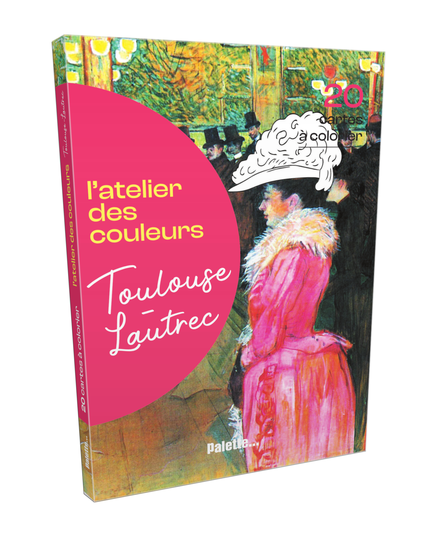 L'ATELIER DES COULEURS - TOULOUSE-LAUTREC///PALETTE ADULTE/